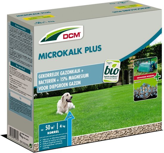 DCM Microgazon Plus 50 m2 - Kalk - 4 kg (K