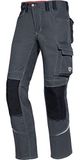 BP 1803-720 Werkbroek met Kniezakken en Reflecterende Strepen - Dunkelgrau/Schwarz - Maat 56