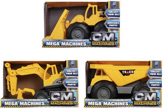 Merkloos MEGA MACHINES ASSORTED. Educatief spel