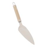 5Five Paris taartschep - 27 cm - RVS - aluminium - beige/zilver