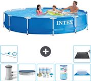 Intex Rond Frame Zwembad - 366 x 76 cm - Blauw