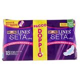 Lines Ulta Vpdown Silk Absorbent Long 18 Pieces - Pack of 18