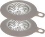 Gerimport passoire d'évier - 2x - 9 x 10 cm - argent - métal - évier - accessoires de cuisine