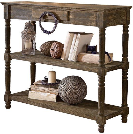 LOBERON Sidetable Roubaix bruin