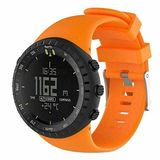 Strap-it siliconen bandje - oranje - Geschikt voor Suunto Core