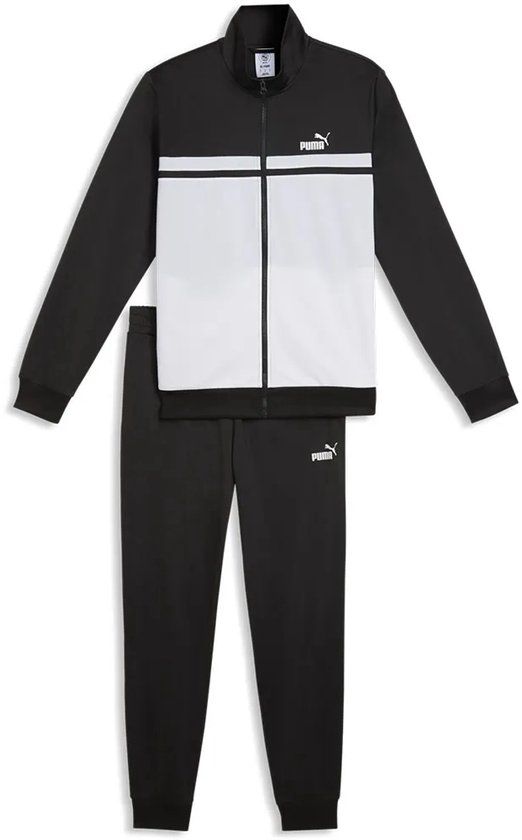 Puma Poly Colorblock Trainingspak Zwart M Man