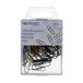 Westcott Paperclips, kleurrijk, 100 stuks, voorraadverpakking, papierklemmen, 26 mm, praktische kunststof doos, papierklemmen voor kantoor en huishouden, E-10641 00