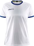 Craft Progress 2.0 Progress 2.0 Graphic Shirt Korte Mouw Dames - Wit / Royal | Maat: XL