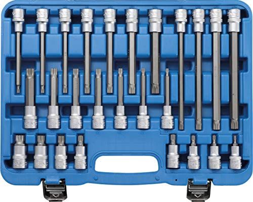 BGS 5180 | Bit-inzetset | 26-delig | 12,5 mm (1/2") | Binnentand (voor XZN) | CV-staal