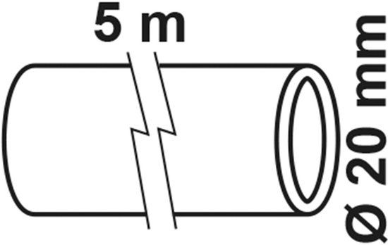 KIRCHHOFF tyleen/socarex slang, Ø 20 mm, rol 5 m