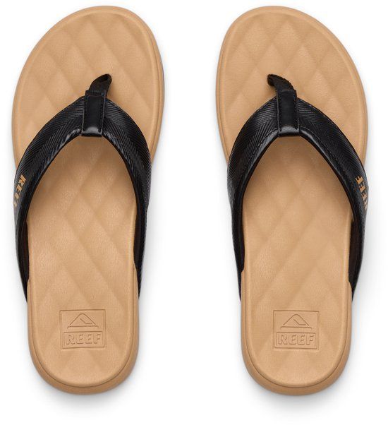 Reef KIDS CUSHION HARMONY Meisjes Slippers - Zwart - Lichtbruin