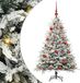vidaXL Sapin de Noël artificiel pré-illuminé avec set de boules vert 150 cm