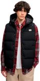 Superdry Everest Bodywarmer Met Capuchon Heren Zwart S