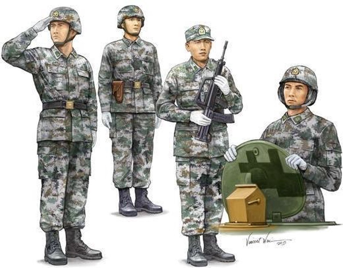 Trumpeter 00431 - figuren PLA Tank Crew