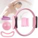 Pilates Magic Circle set - 5-delig - Femme - Entraînement de force - Pour jambes, abdomen et bras - Convient au yoga