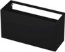 INK - Onderkast 2 Laden Push To Open 65cm Gelakt - 1200x450x650 Mm - Mat Zwart