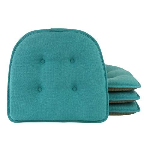 Klear Vu Omega Gripper - Stoelkussen - 4 stuks - Groenblauw