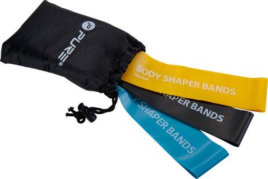 Pure 2 Improve Weerstandsbanden Set - 3 stuks - Weerstandselastiek - 30 kg - Latex/Rubber