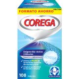 Corega Oxygen Bio-Active Nettoyage Dentaire 108 Comprimés