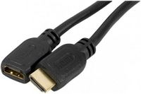 Tecline 128395 HDMI kabel 1 m HDMI Type A (Standaard) Zwart