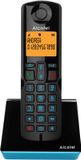 Alcatel S280 dect huistelefoon vaste lijn met nummerherkenning Zwart/Blauw