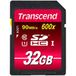 Transcend Ultimate-Speed SDHC Class 10 UHS-1 32GB geheugenkaart (tot 90MB/s lezen)