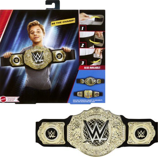 Mattel WWE kampioensgordel speelgoed - World Heavyweight Championship