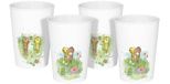 Geda Labels Janosch Kids Drinkbeker, set van 4 stuks, 330 ml PP