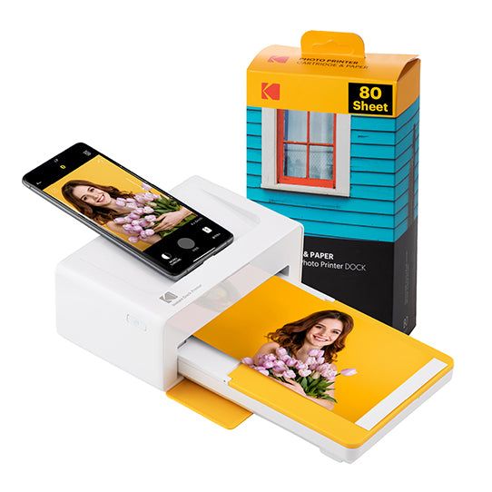 Kodak Dock Plus fotoprinter - Dye-sublimation - 4" x 6" (10x15 cm) - Geel