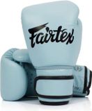 Fairtex BGV20 Genuine Leather Bokshandschoenen - Lichtblauw - 14 oz