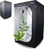 Mobiclinic Growbox - Kweektent in huis - Waterdicht - Growtent Binnen - Growbox om Planten te Kweken - planten kweken - Zwart&Groen - Planten Dark Room - Greenhouse - Waterdicht - 120 x120x 200 cm - Maat M