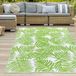 Tapis d'extérieur Palmblad Vert 180 x 280 cm
