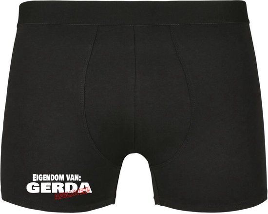Heren Boxershort - Eigendom van Gerda - Zwart - 3XL - Katoen
