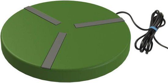 Kerbl Verwarmingsplaatje voor Pluimveewaterbak 30 cm 22 W 70237 - Groen
