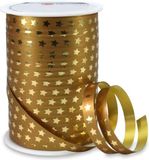Präsent MTis B.V. Krullint Kerst Sterren Goud - 10mm