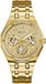 Kryptonite Montre Multifonctionnelle Doré Boîtier 100% Acier Inoxydable et Bracelet 100% Acier Inoxydable 43 GW0960G2