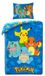 4KidsOnly Pokemon Dekbedovertrek - 140 x 200 cm - Polyester - Blauw