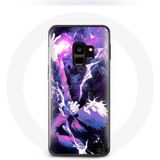 Maniacase Samsung Galaxy S8 Plus BTS Bangtan Boys BT21 Chimmy Jimin Gele Achtergrond Beschermhoesje