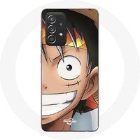 Maniacase Etui voor Samsung Galaxy A52 One Piece Manga Luffy
