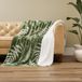 Northwest Ashford Home Cozy Silk Touch geribbelde deken, Lynwood Botanical 152,4 x 203,2 cm
