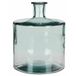 Mica Decorations Guan Fles Vaas - 26 x 21 cm - Gerecycled Glas - Transparant