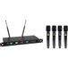 Omnitronic UHF-604 4-Kanal Funkmikrofon-System 520-554 MHz