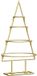 vidaXL Metalen kerstboom met standaard Goud 60 cm Poedercoated staal
