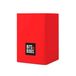 Grafoplás Pennenhouder, rood, silicone, 9,5 x 6,5 x 6,5 cm, perfect voor op het bureau, bits en bobs pop-up design, levendige kleuren