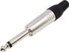 TRU COMPONENTS 1408824 Jackplug 6.35 mm Stekker, droit Nombre de pôles: 2 Mono Argent 1 pièce(s)