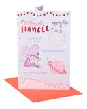 UK Greetings Valentijnsdag kaart voor verloofde - Cute Sketch Design