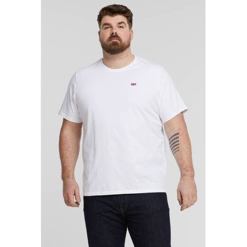 Levi's Big and Tall Levi's Big and Tall T-shirt met logo Plus Size wit