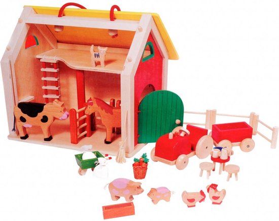 Goki Houten Meeneem Boerderij, 31dlg.