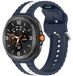 Wigento Samsung Siliconen armband voor Galaxy Watch 9 / 8 / 8 Classic, tweekleurig design