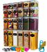 Boîtes de conservation avec couvercle - 24 pièces - 42 litres - Hermétique - Transparent